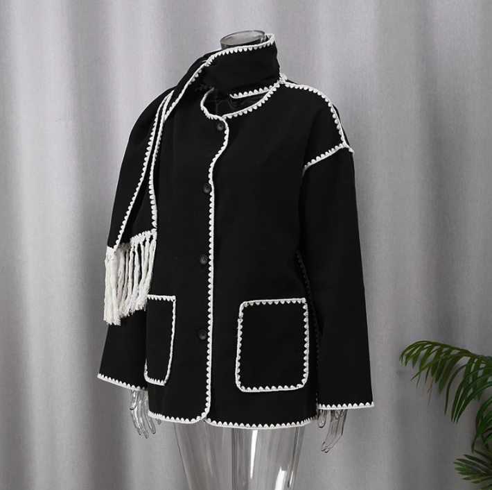 Out-Shine | Winter Coats With Scarf For Women