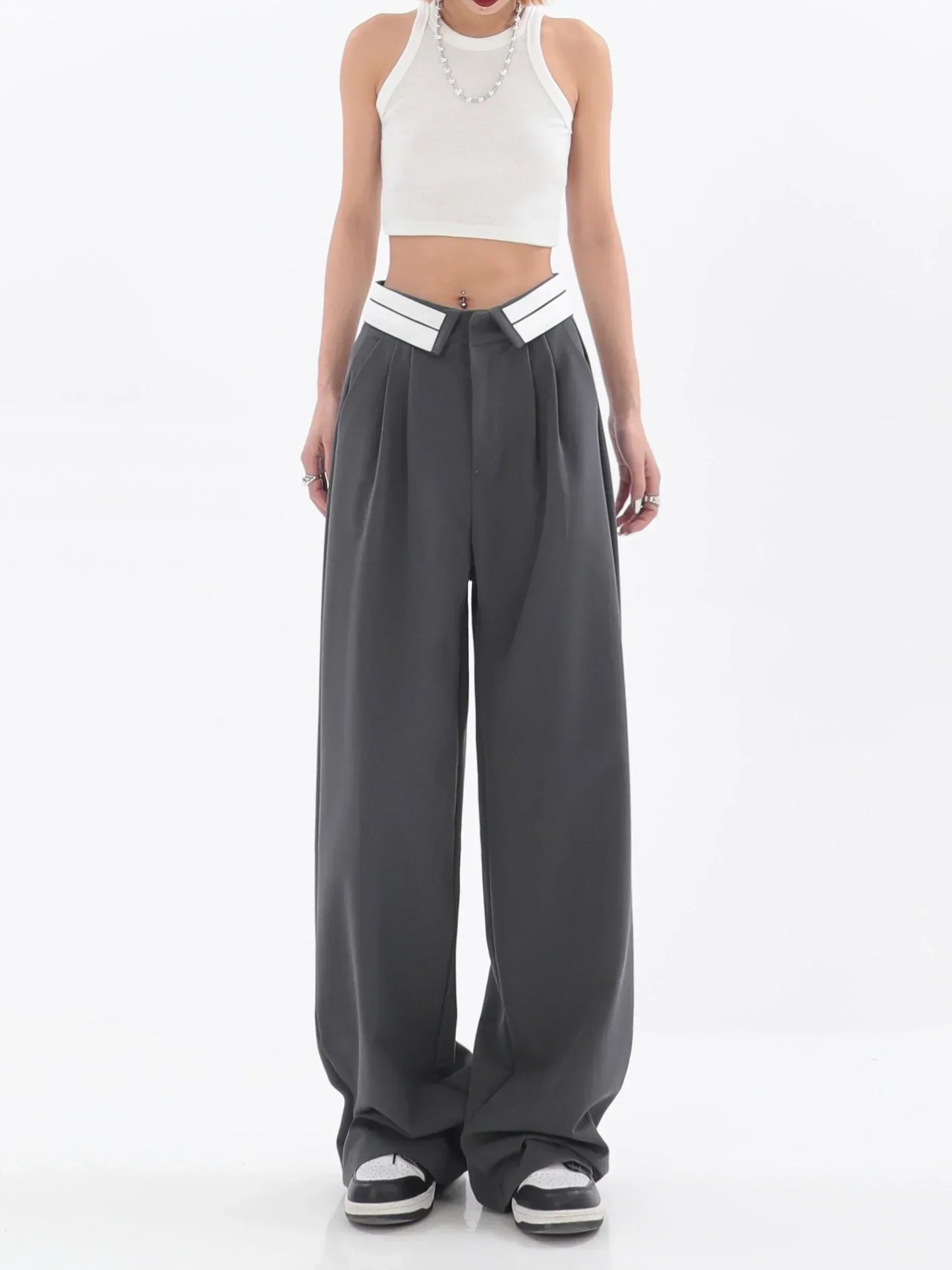 Out-Shine | Wide - Leg Pants With High Waist
