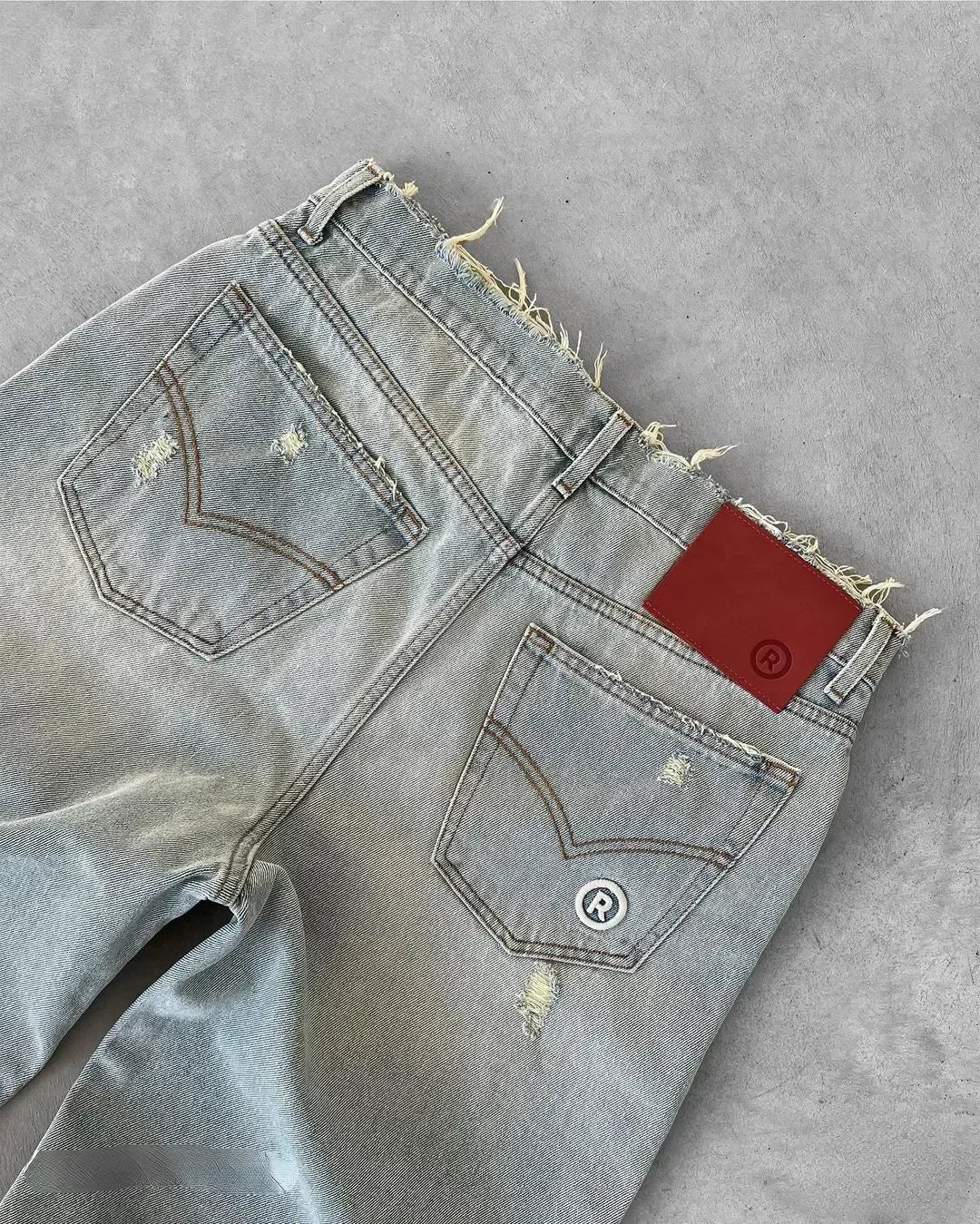 Out-Shine | American Washed Retro Jeans For Men