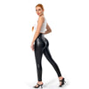 Out-Shine | Black Shiny Leggings with Zipper