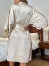 Out-Shine | Women's Satin Kimono: Elegant And Comfortable Relaxation