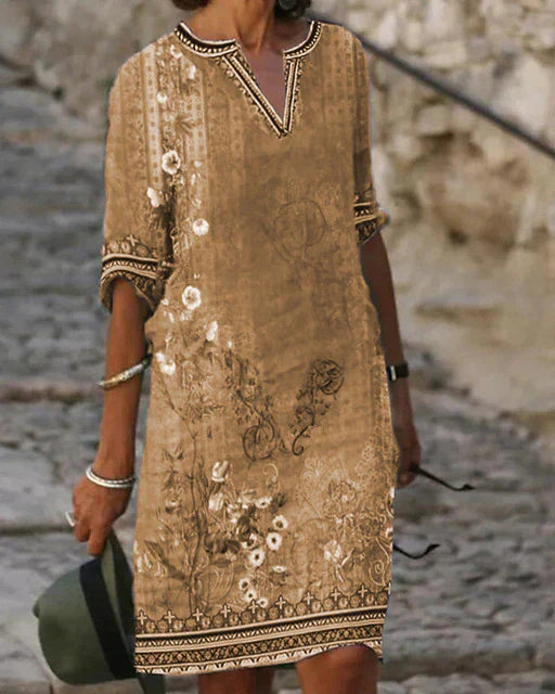 Out-Shine | Retro Mini Dresses with Floral Print