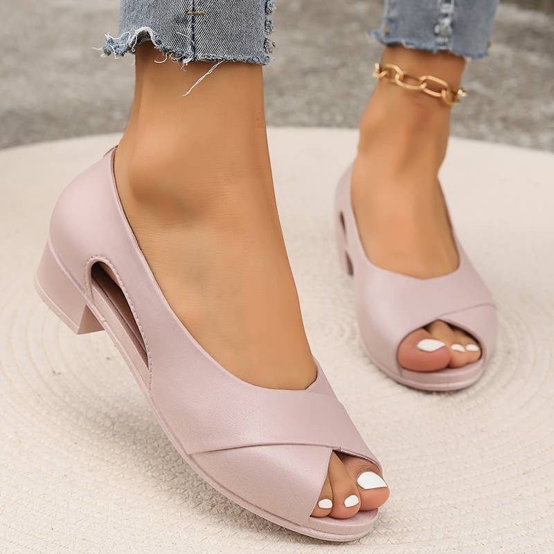 Out-Shine | Black Orthopedic Hack Sandals