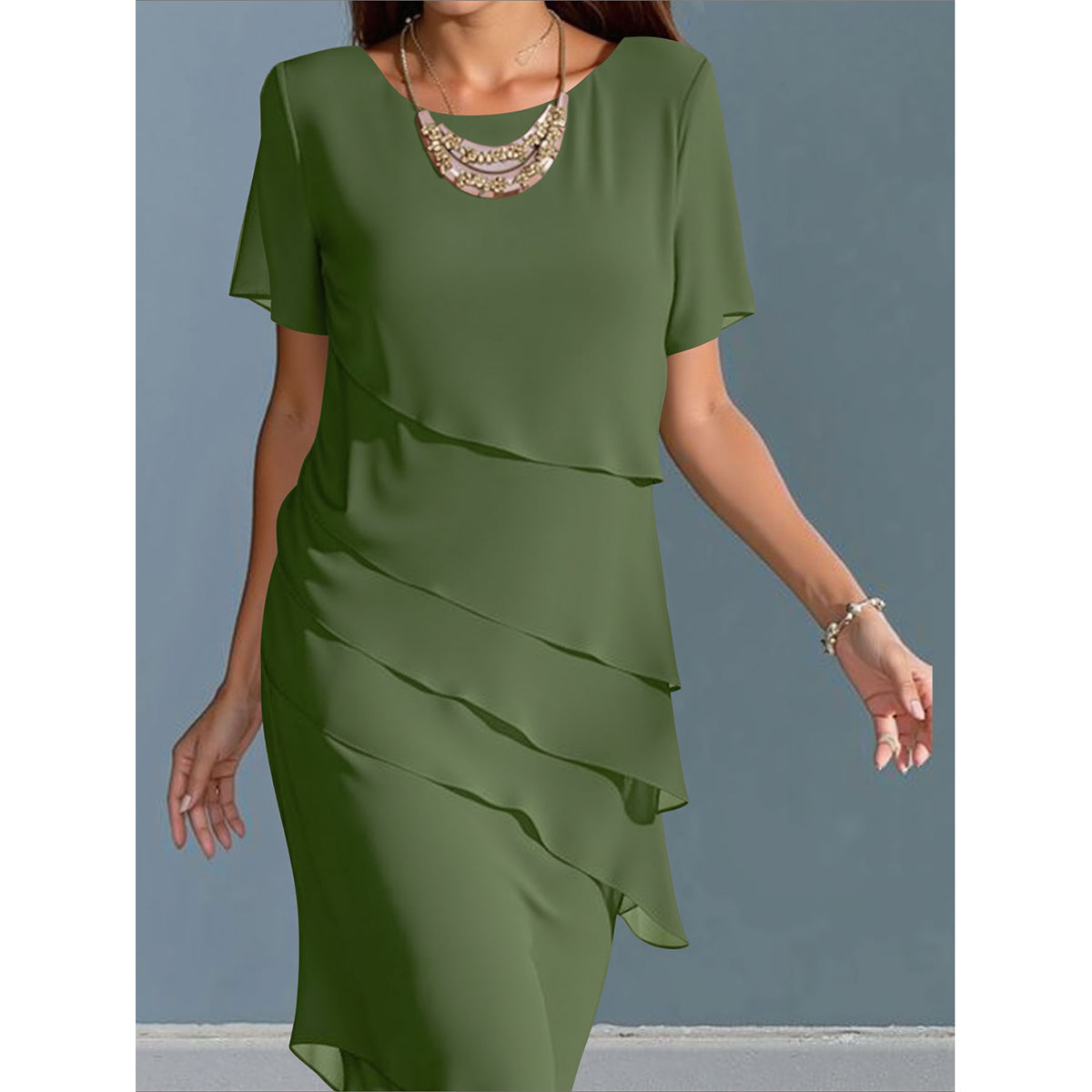 Deslumbra | Vestido elegante de manga larga