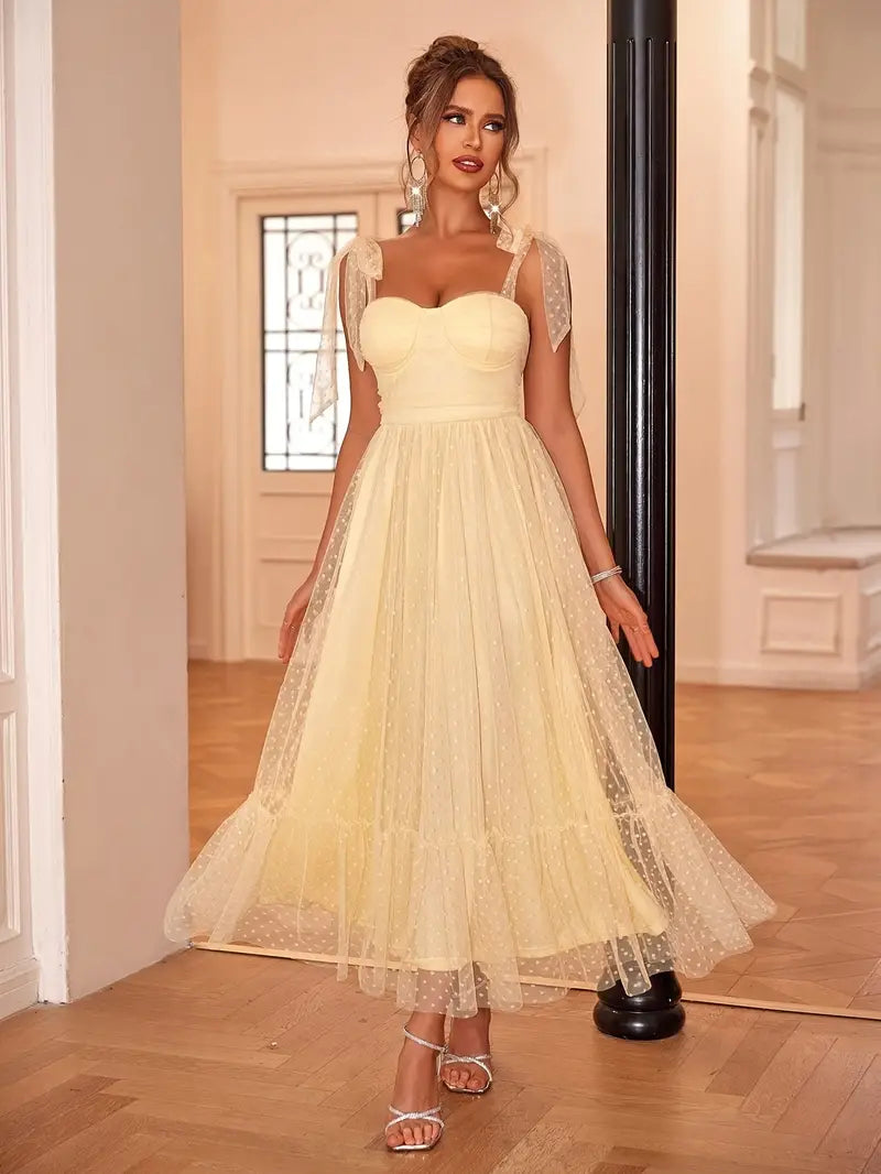 Out-Shine | Elegant Mesh Gown