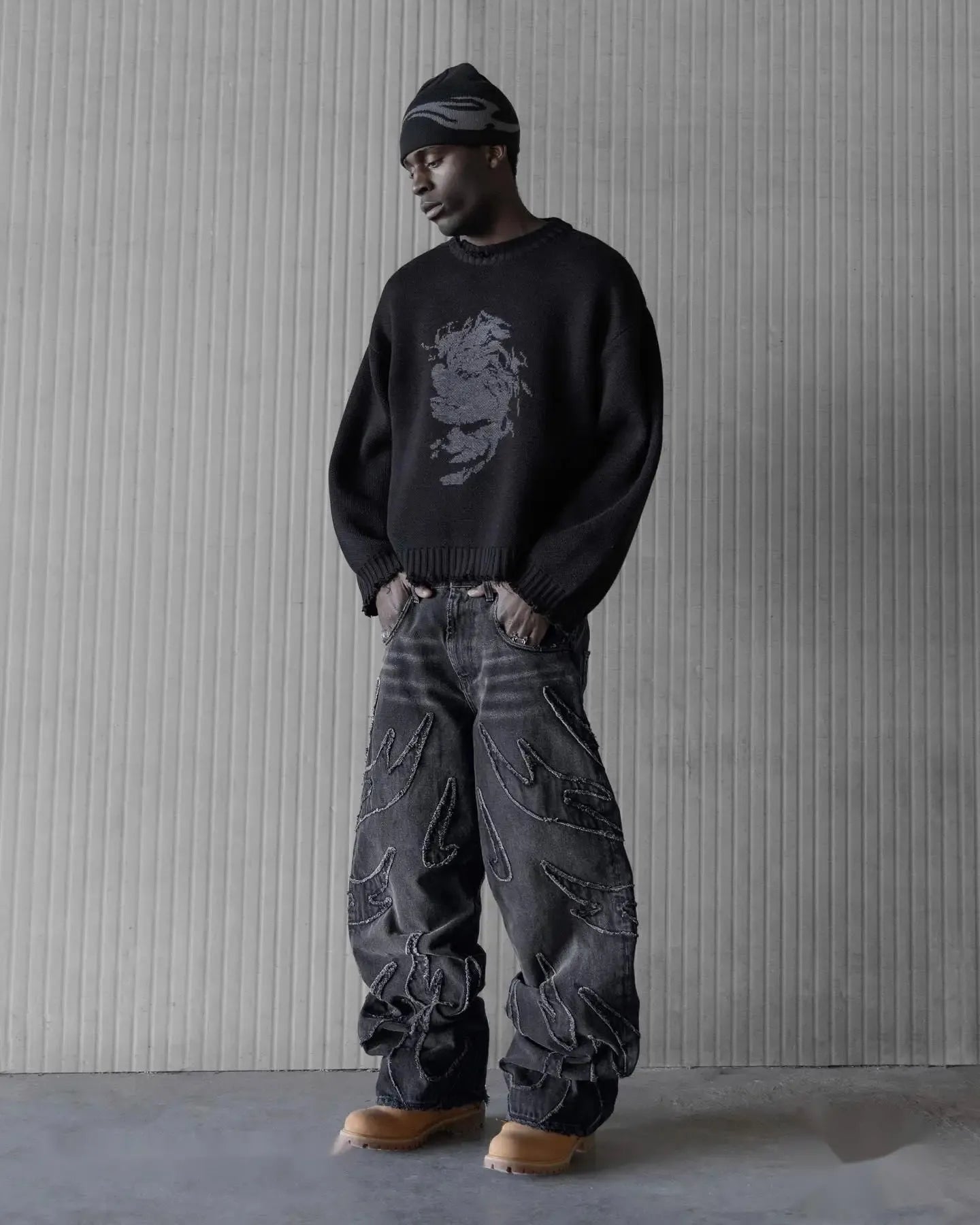 Out-Shine | Retro Baggy Jeans Streetwear Style