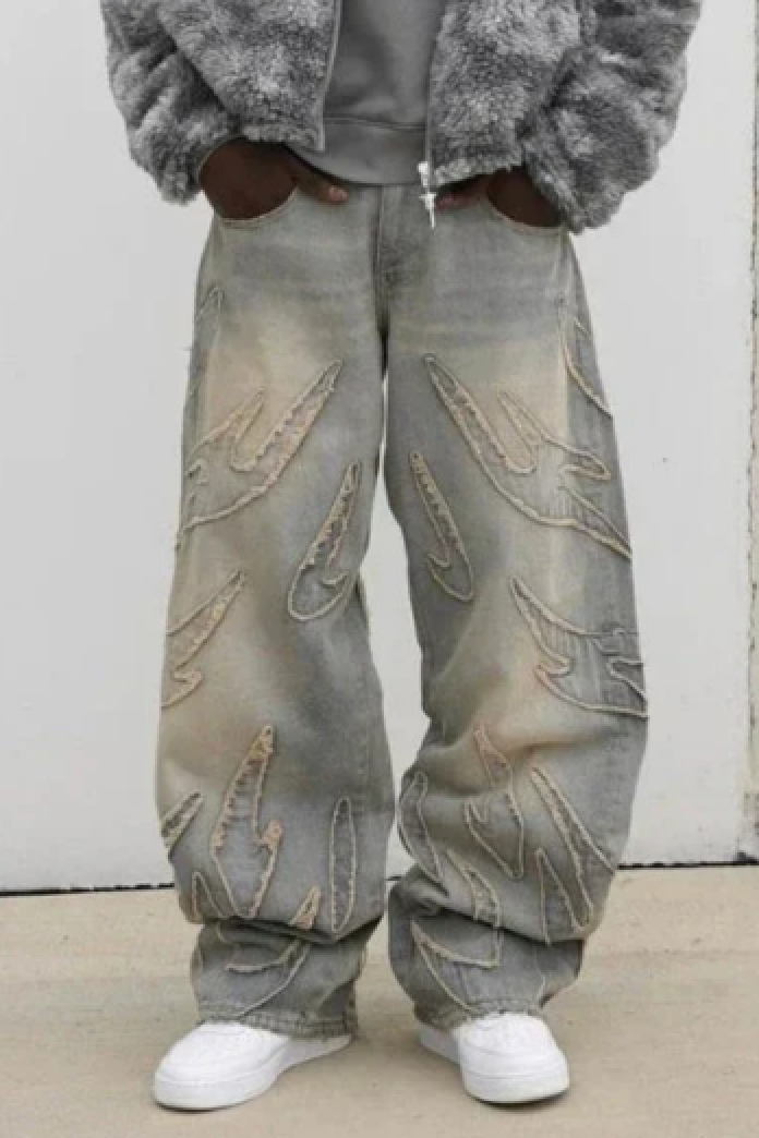 Out-Shine | Retro Baggy Jeans Streetwear Style