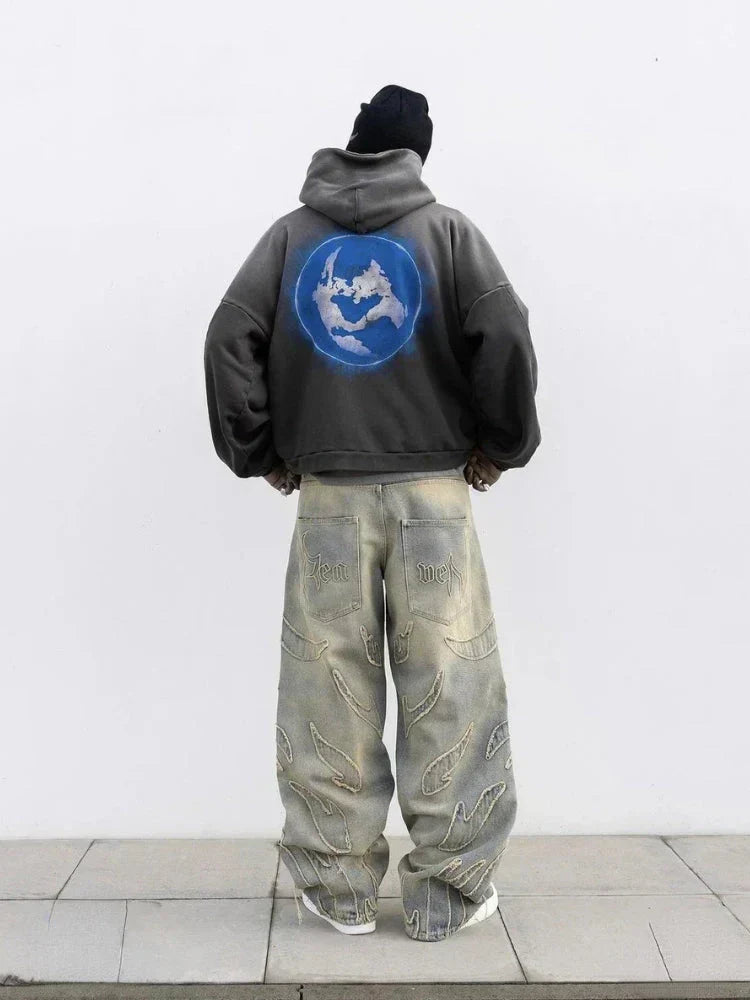 Out-Shine | Retro Baggy Jeans Streetwear Style