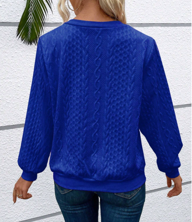 Out-Shine | Solid Colour Front Zipper Sweater