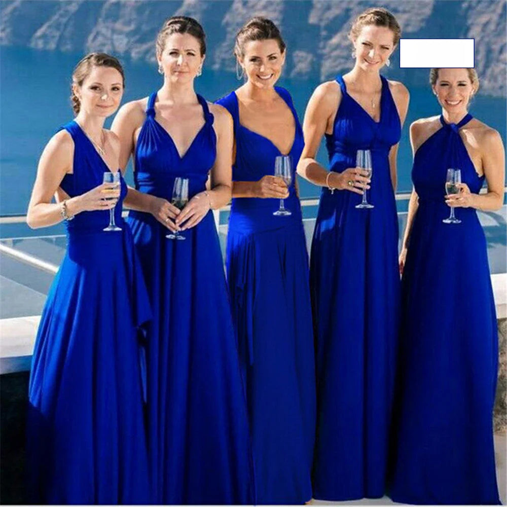 Out-Shine | Women's Multiway Wrap Convertible Boho Maxi Dress