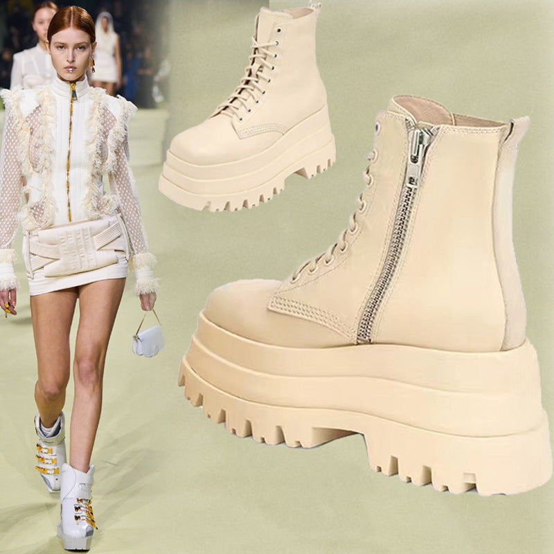 Out-Shine | Fashion Laces Martin Knight Women Ankle Boots