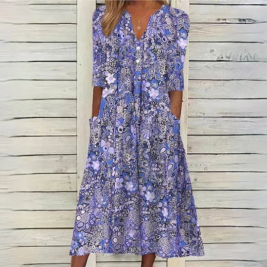 Out-Shine | Hannah Floral Midi Dress