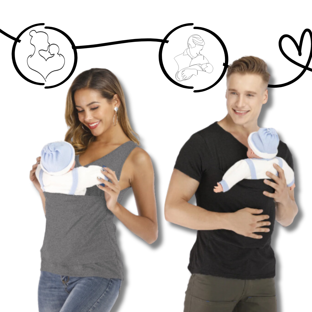 Out-Shine | Ergonomic And Fashionable T - Shirt With Kangaroo Pocket