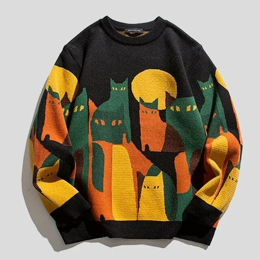 Out-Shine | Unisex Cat Sweater