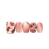 Out-Shine | Handmade Press-on Nails, Cat's Eye, Gilt Blush Plum Color