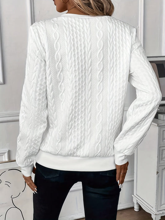 Out-Shine | Solid Colour Front Zipper Sweater