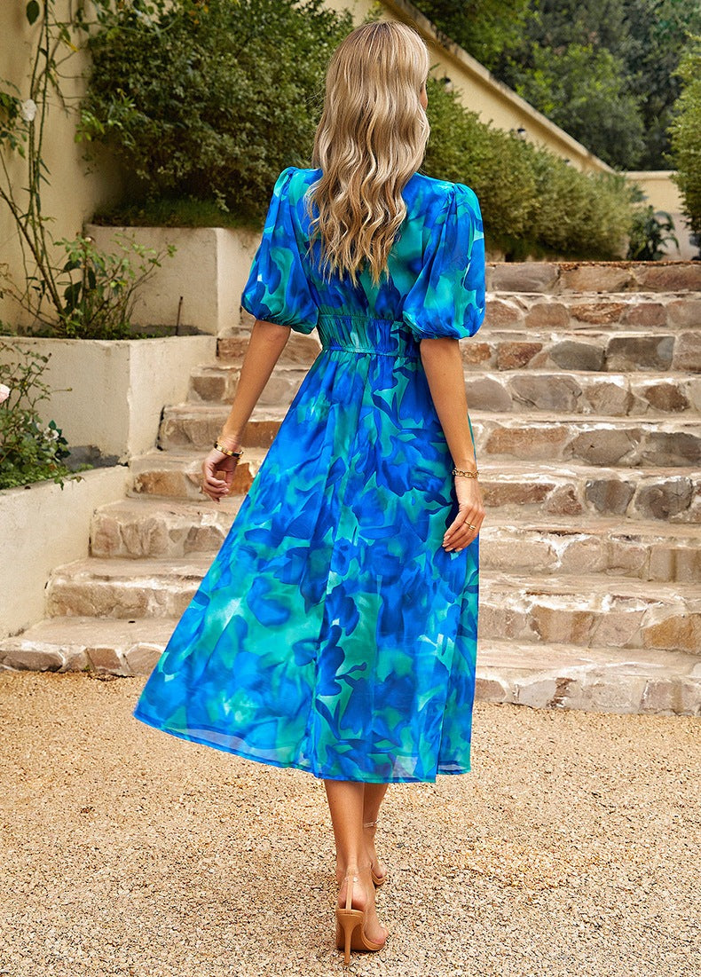 Out-Shine | Women's Long Midi Dress Floral