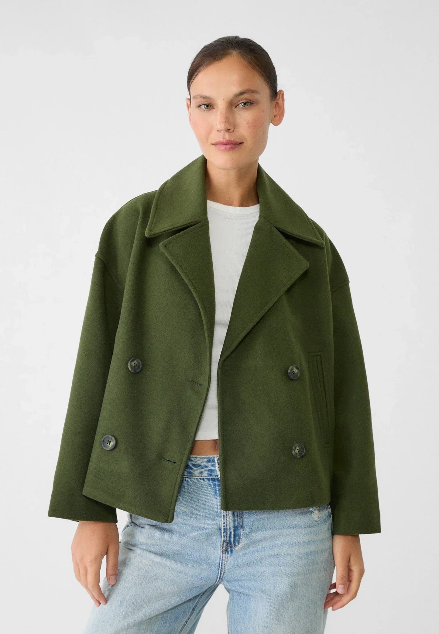 Out-Shine | Short Double-breasted Jacket for Women