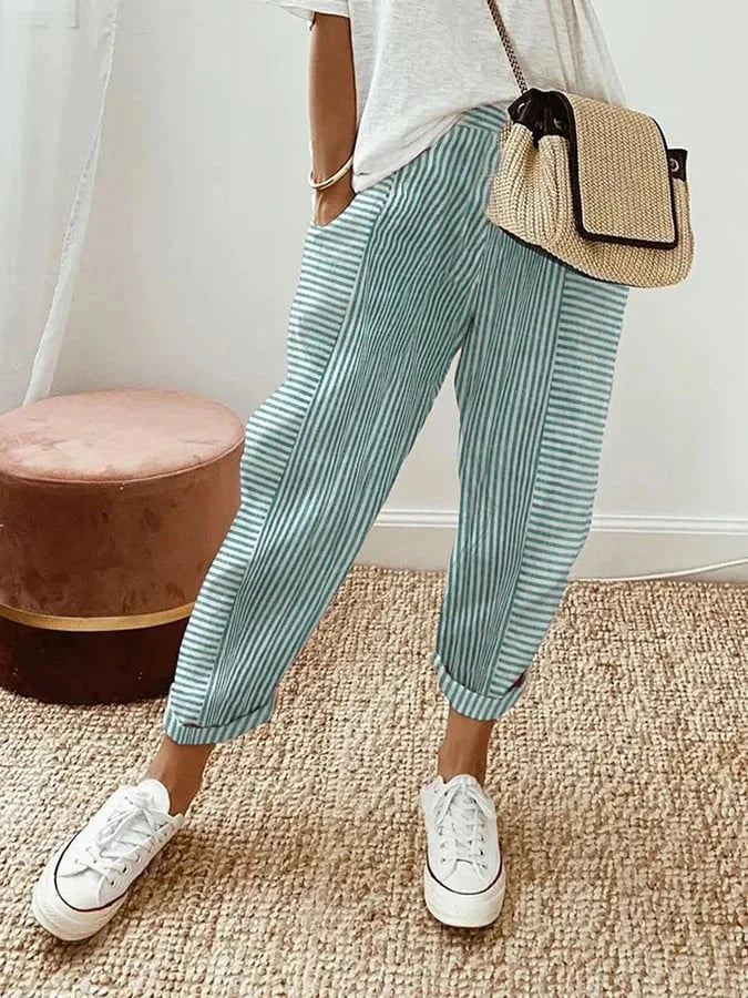 Out-Shine | Elegant Striped Pants