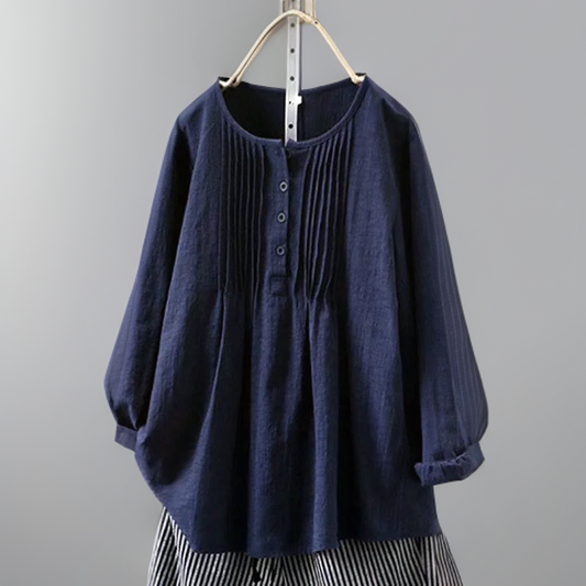 Out-Shine | Hand-Stitched Stylish Loose Blouse