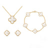 Out-Shine | Timeless High Quality Necklace Bracelet and Earrings 4 Pieces Set