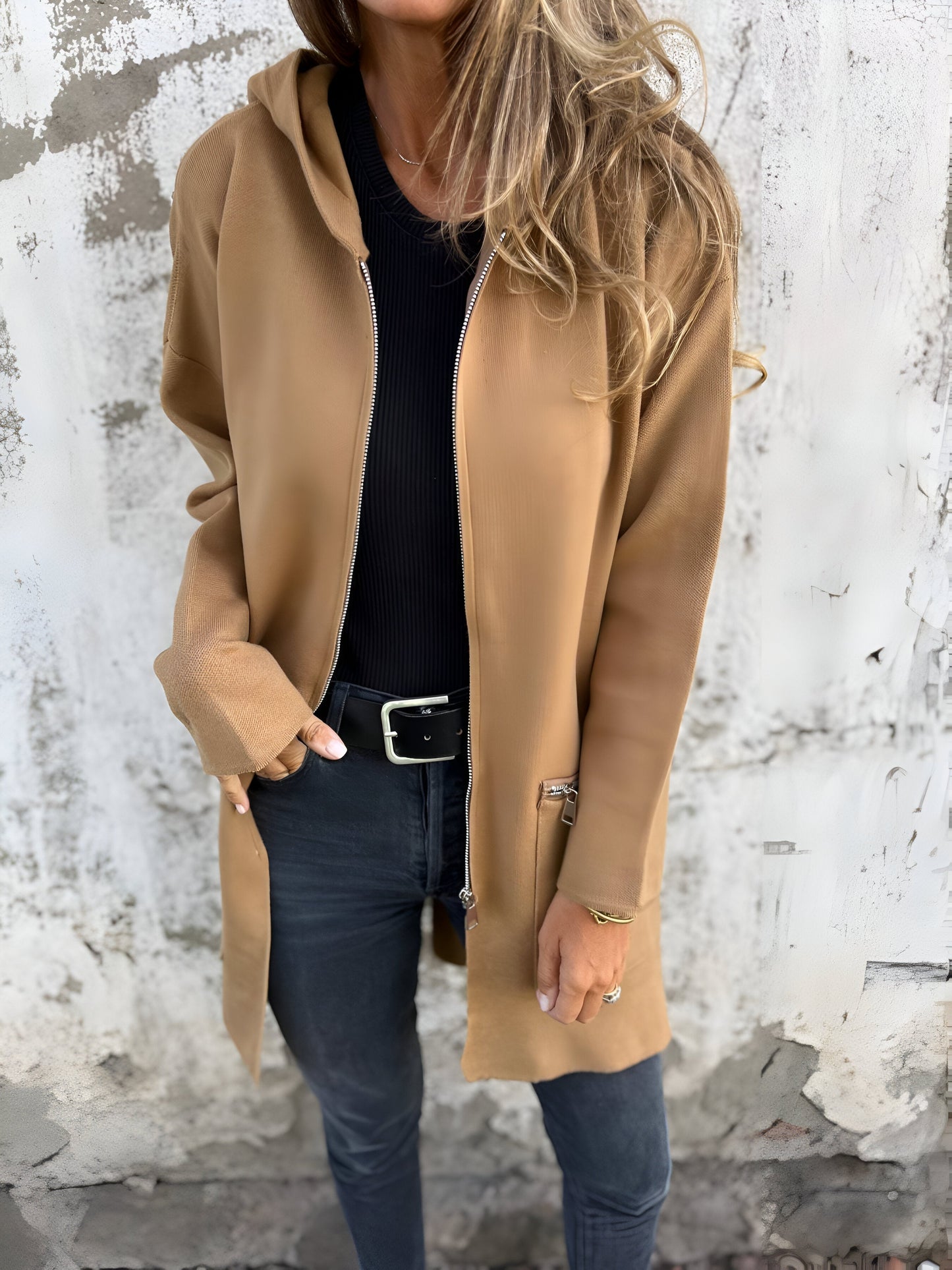 Out-Shine | Casual Zip-Up Crew Neck Vest