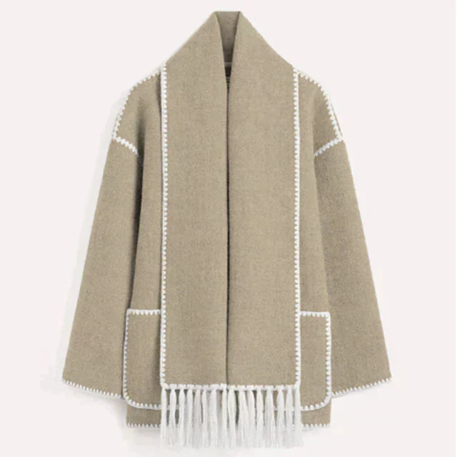 Out-Shine | Winter Coats With Scarf For Women