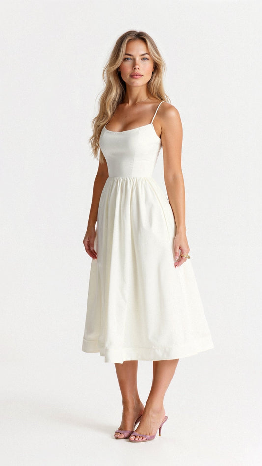Out-Shine | Sleeveless Midi  Dress for Women