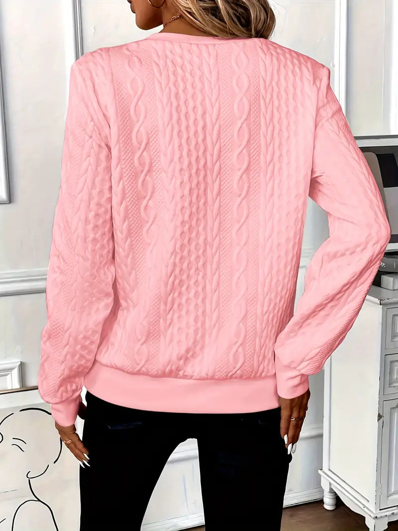 Out-Shine | Solid Colour Front Zipper Sweater