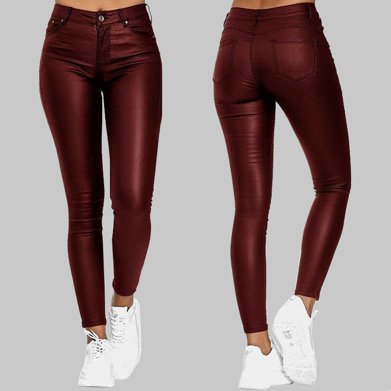 Out-Shine | Skinny Leather Pants