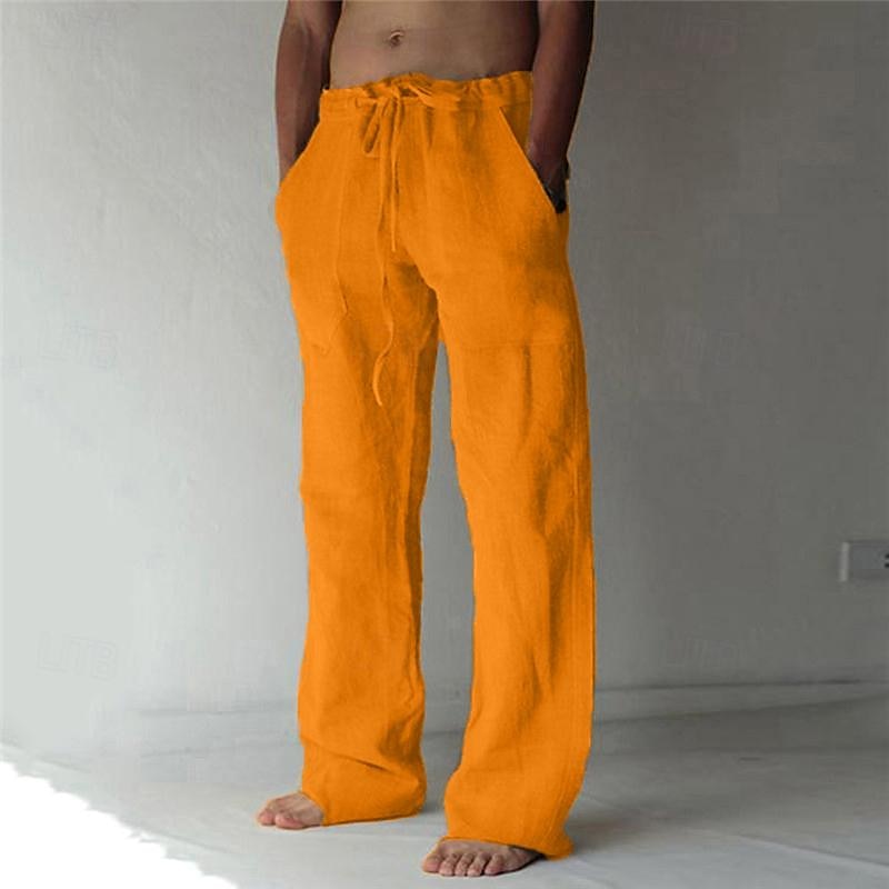 Deslumbra | Pantalones holgados de lino para hombre