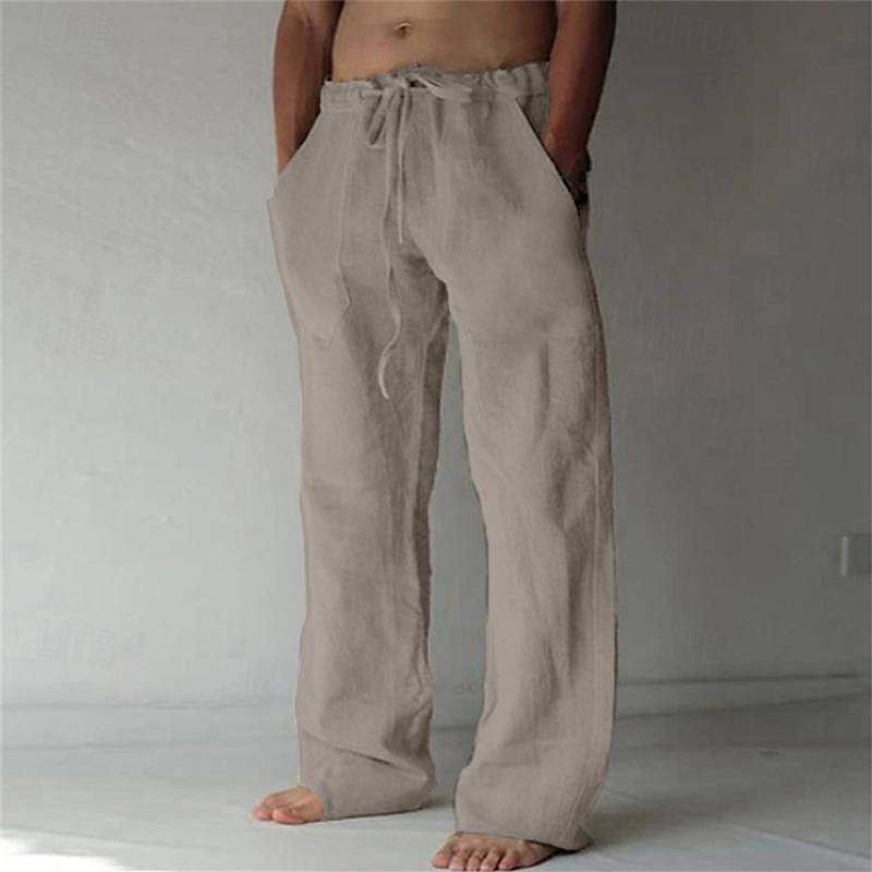 Deslumbra | Pantalones holgados de lino para hombre