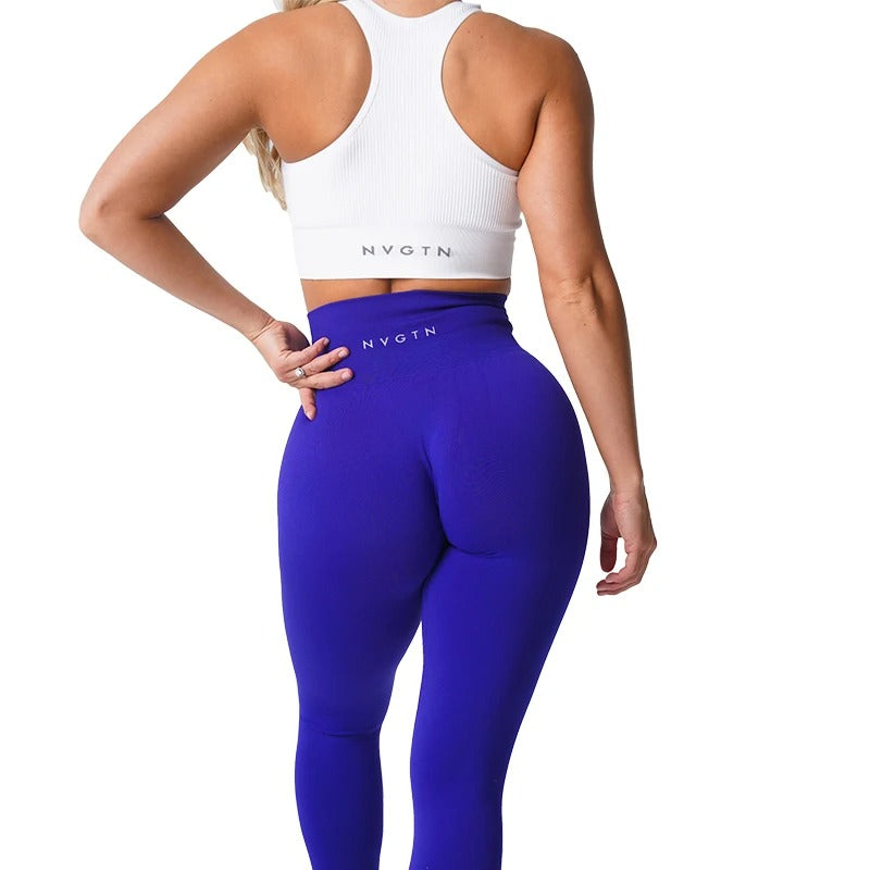 Brilla con luz propia | Leggings deportivos sin costuras para mujer 