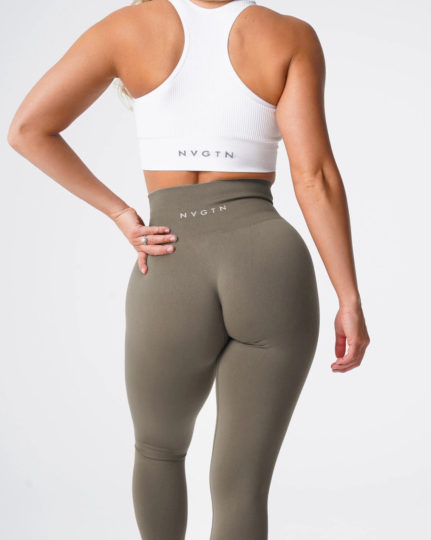 Brilla con luz propia | Leggings deportivos sin costuras para mujer 