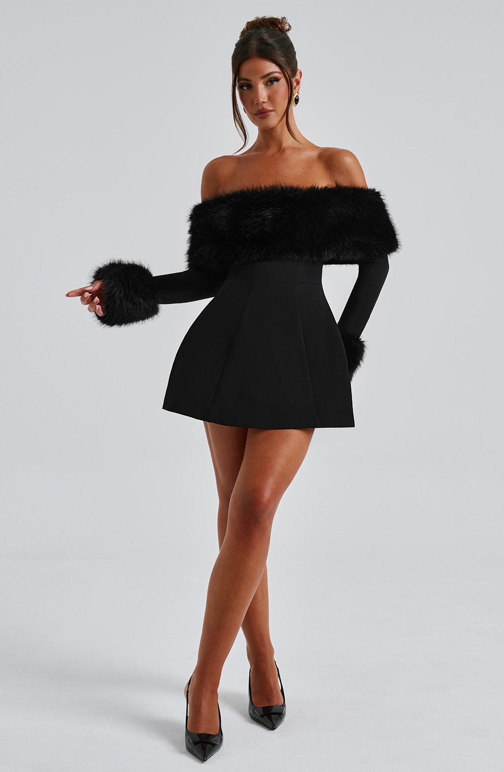 Out-Shine | Luxurious Fur Dress