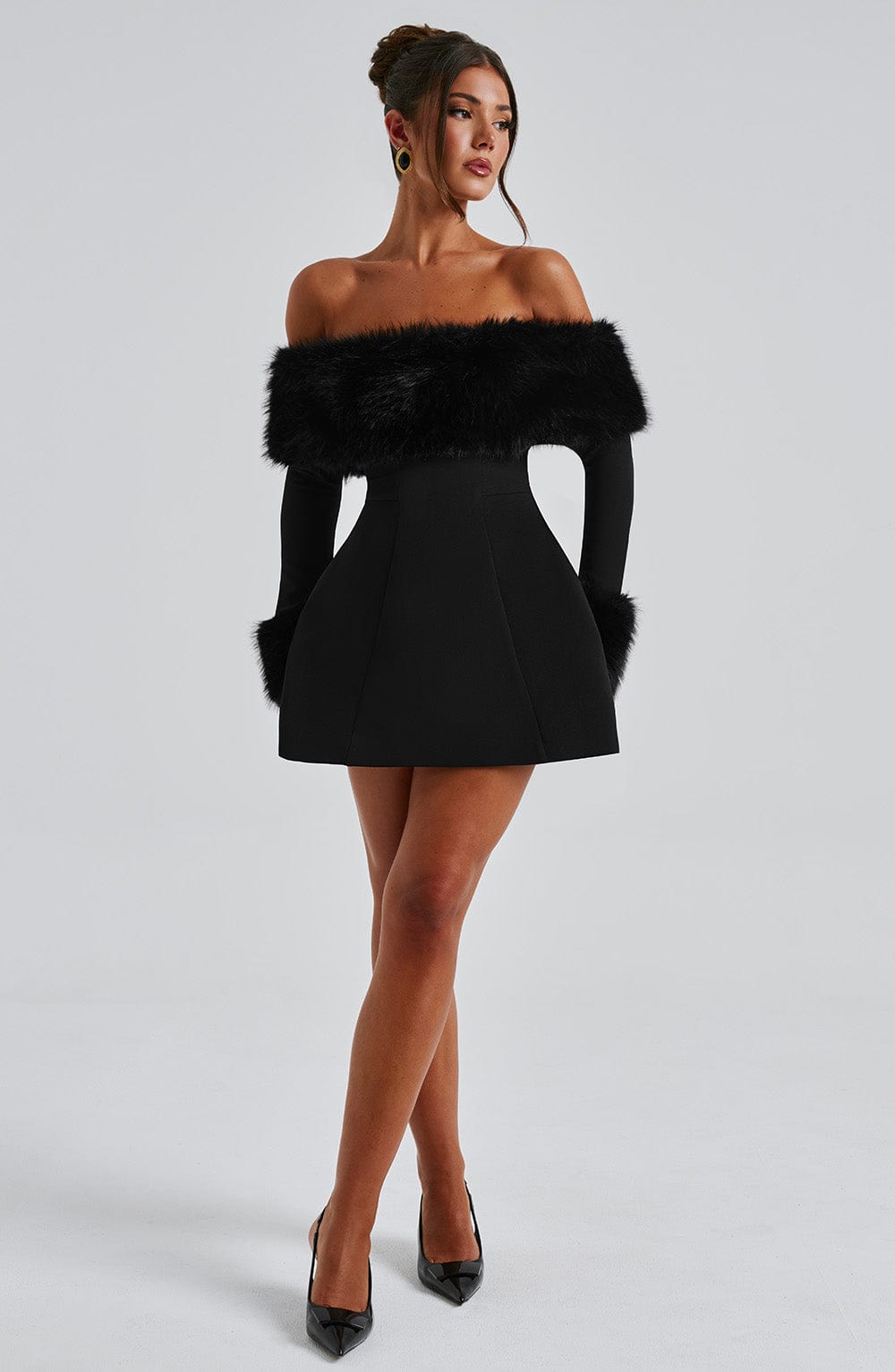 Out-Shine | Luxurious Fur Dress