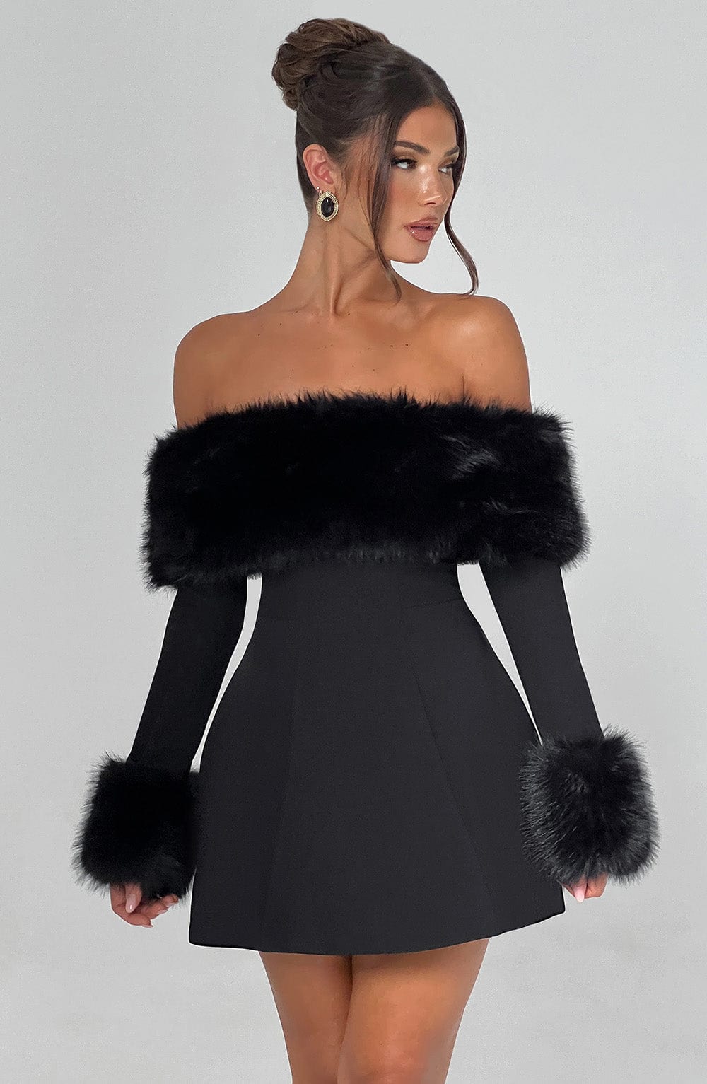 Out-Shine | Luxurious Fur Dress