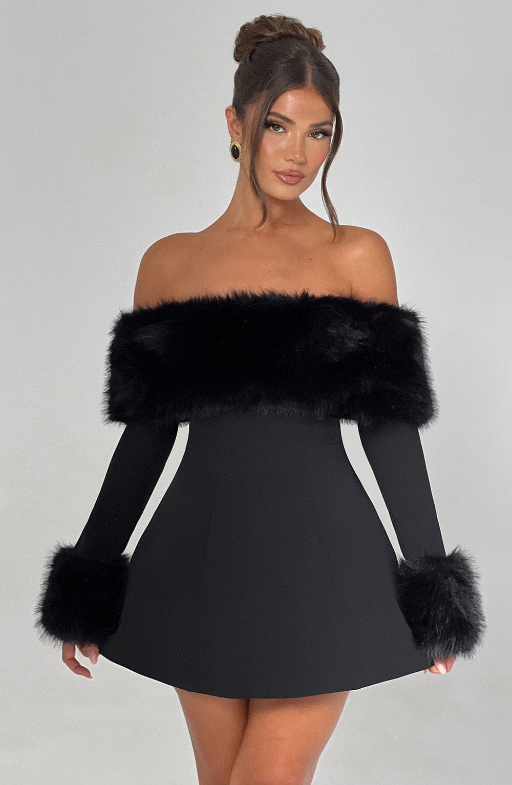 Out-Shine | Luxurious Fur Dress