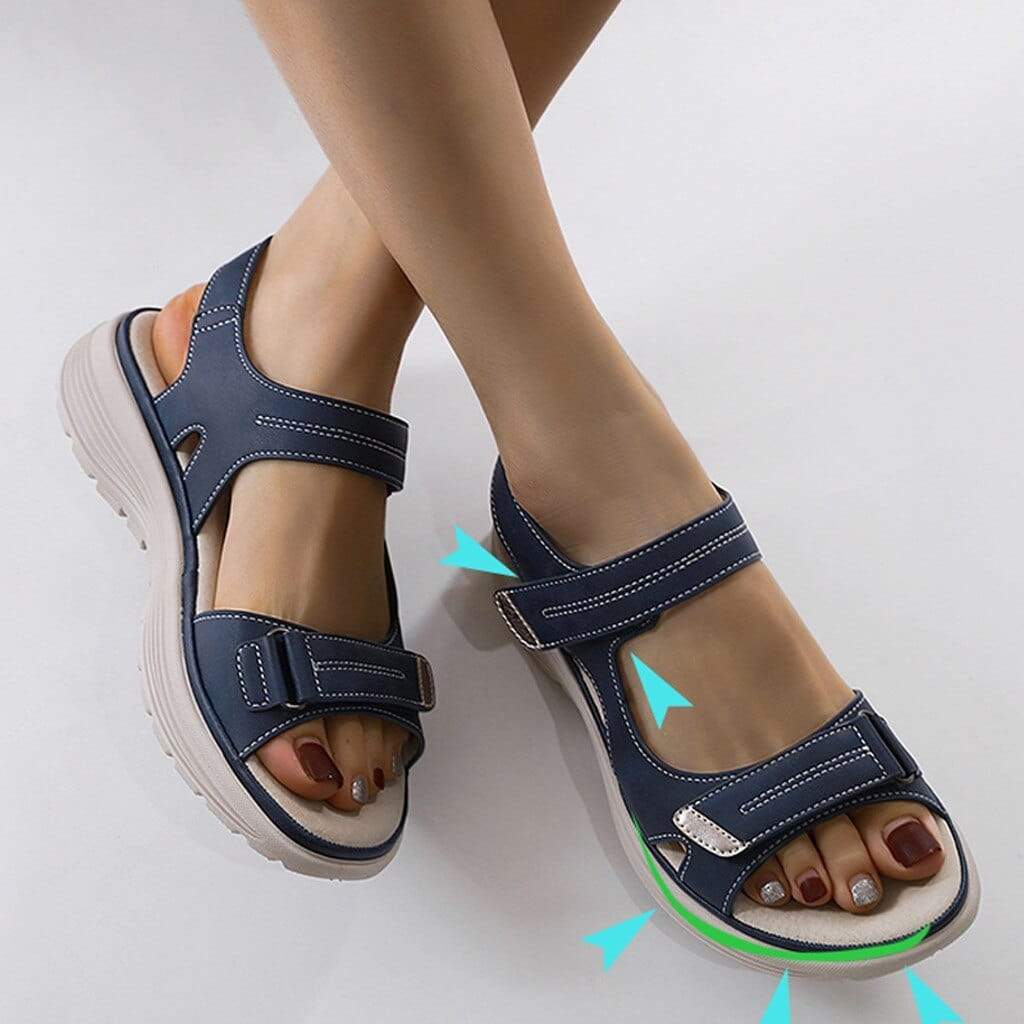 Brilla con luz propia | Sandalias ortopédicas para mujer – Correas ajustables para una comodidad óptima